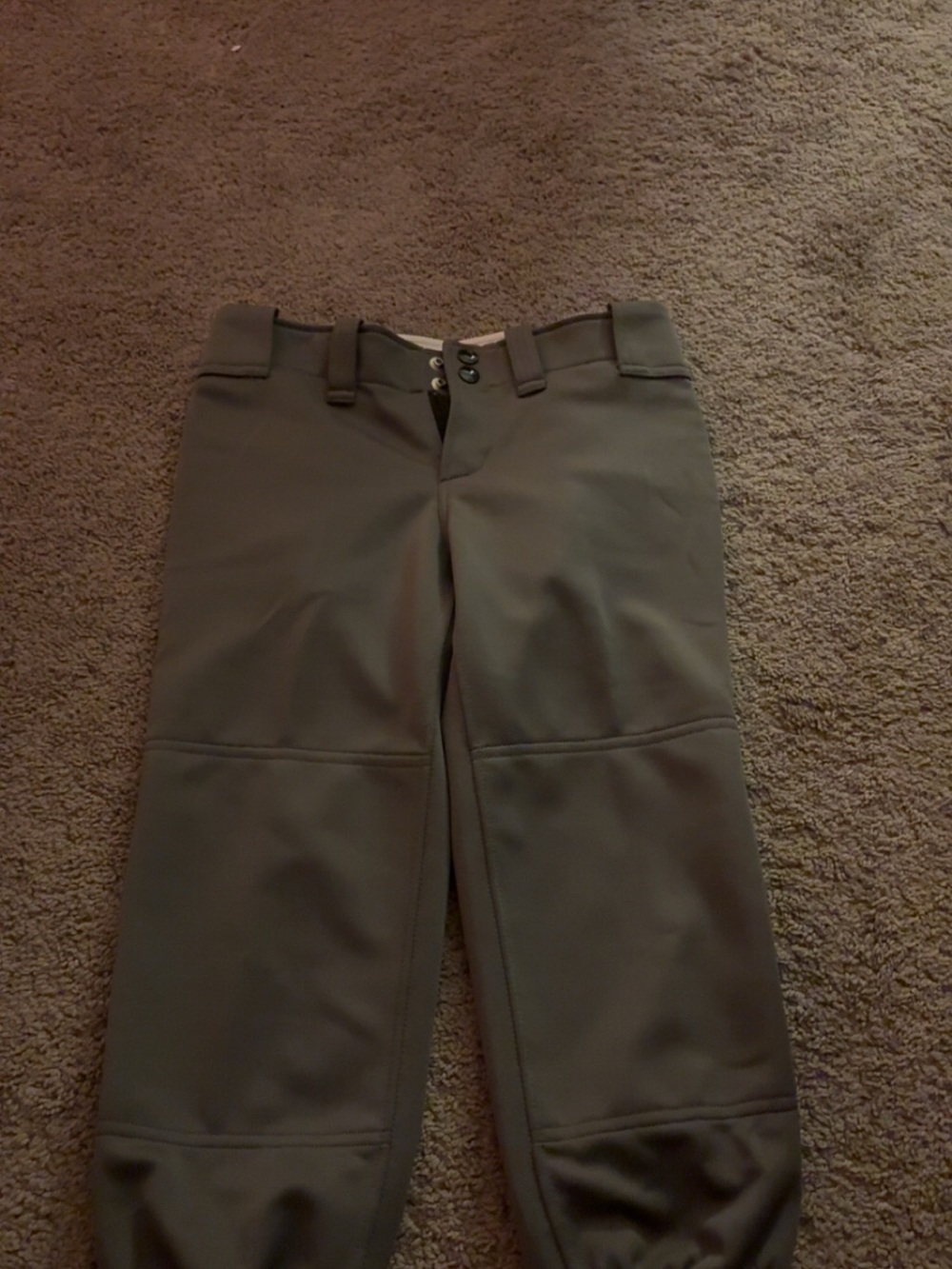 Mizuno Olive Green Kids Athletic Joggers